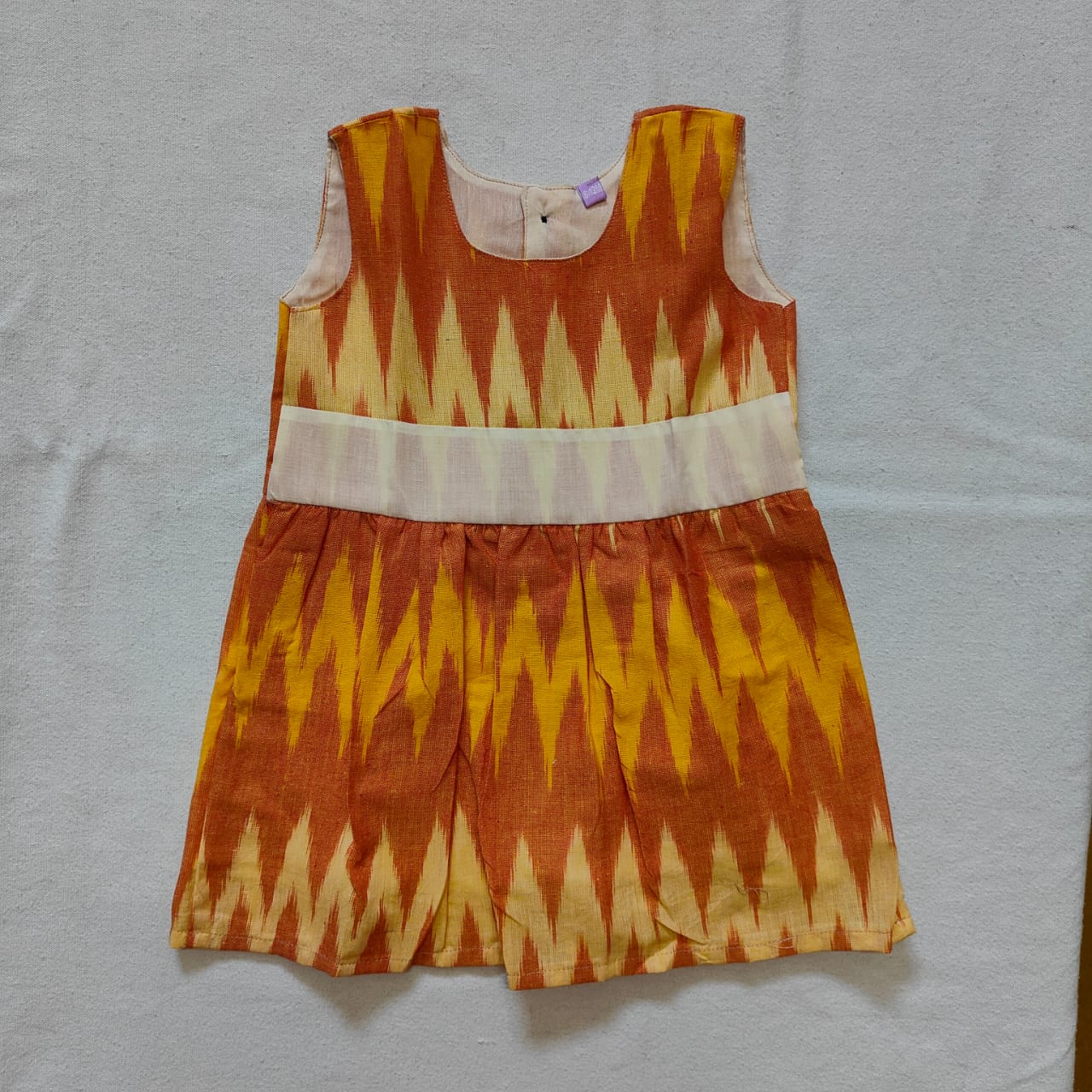 Orange ikkat