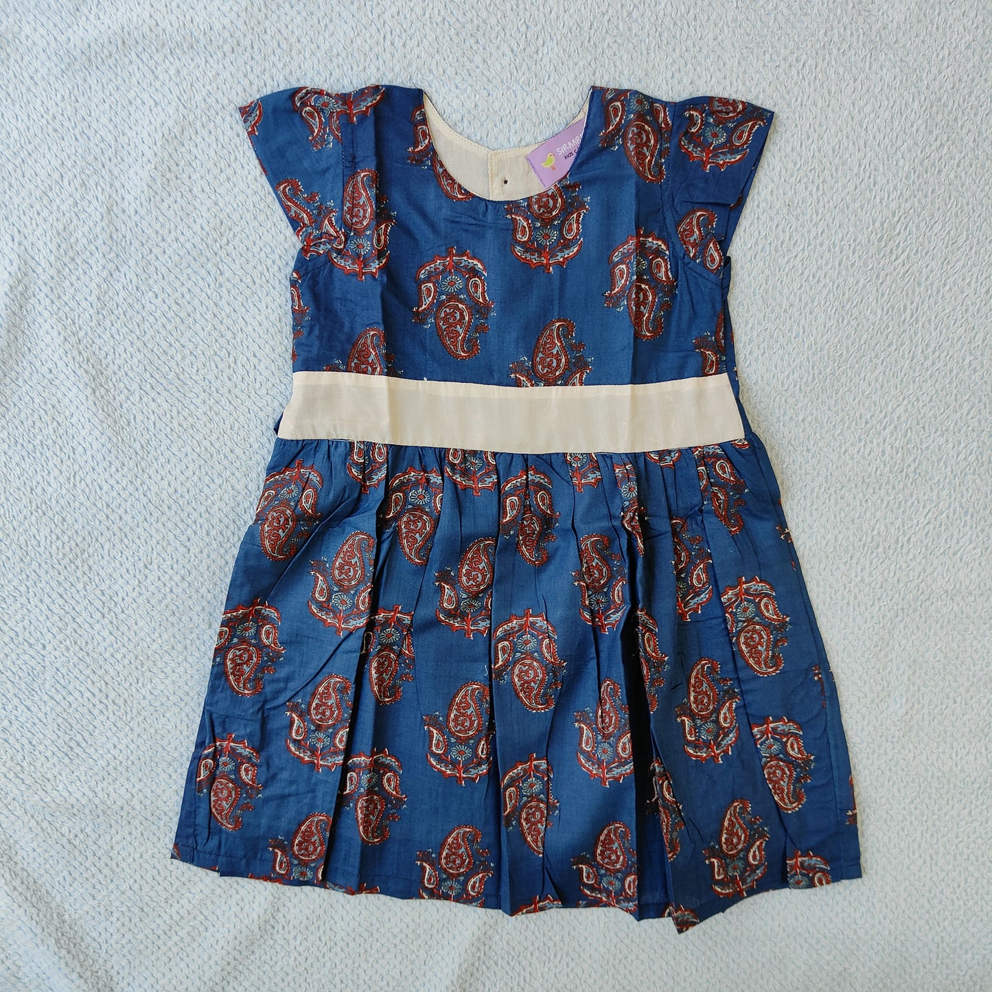 Indigo paisley
