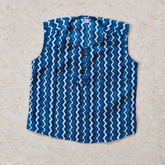 Blue chevron