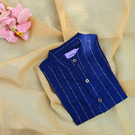 Navy Blue stripes