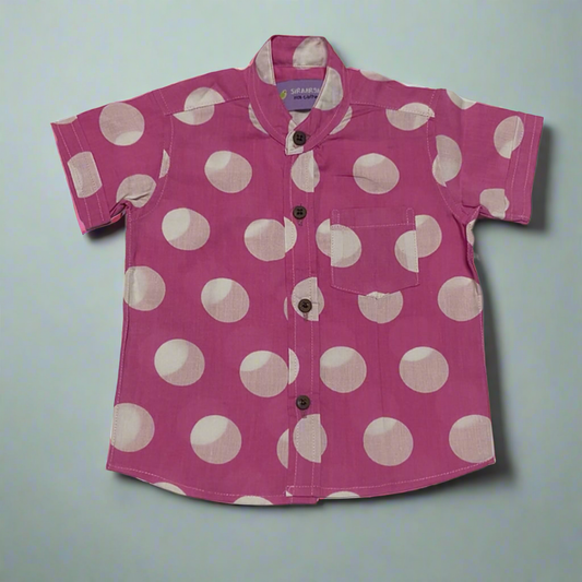 Pink polka