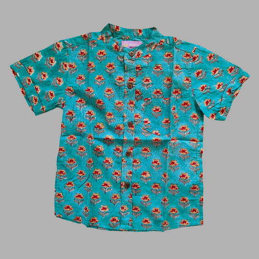 Cyan floral