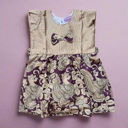 Beige kalamkaari