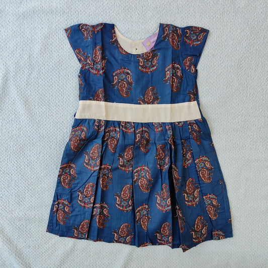 Indigo paisley